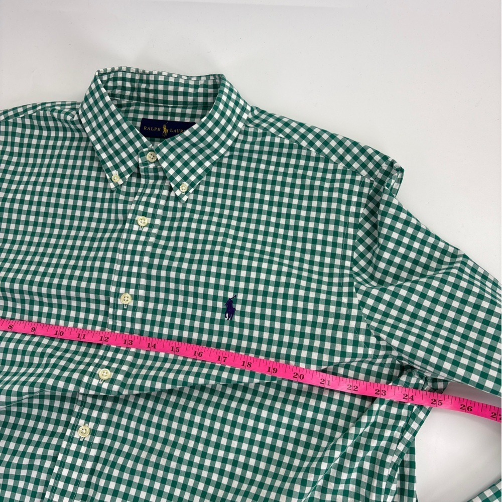 Ralph Lauren Green Plaid Men's Shirt - Picture 6 of 8